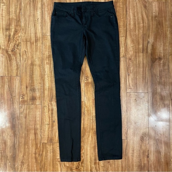 MILEY CYRUS Women’s Black Fitted Straight Skinny Jean‎ Denim Size 9 - Picture 1 of 12